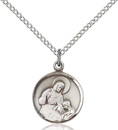 Sterling Silver St. Ann Pendant  0601ASS/18SS