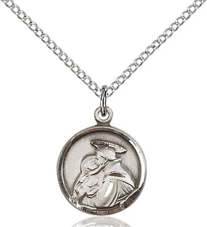 Sterling Silver St. Anthony Pendant  0601DSS/18SS