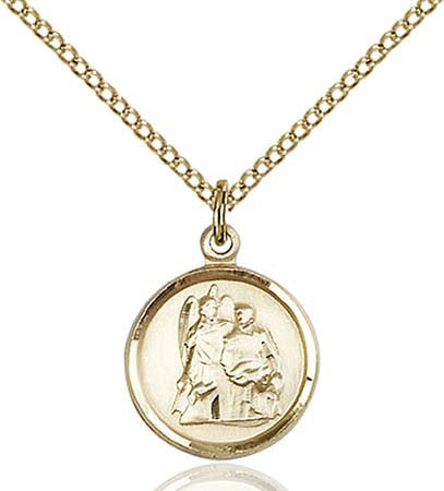 Gold Filled St. Raphael the Archangel Pendant 0601RAGF/18GF