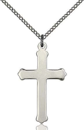 Sterling Silver Cross Pendant  0651YSS1/18SS