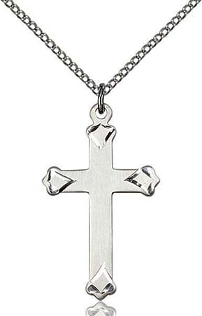 Sterling Silver Cross Pendant  0651YSS/18SS