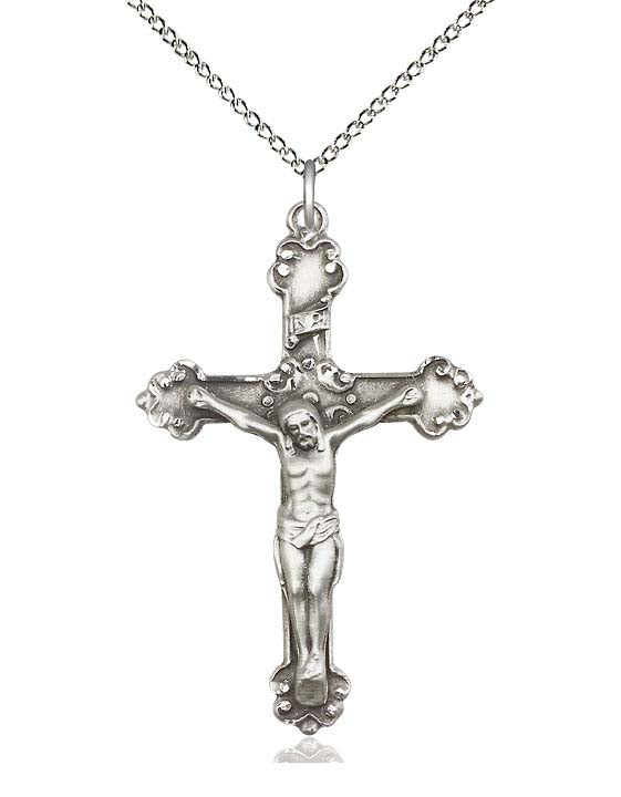 Sterling Silver Crucifix Pendant  0656SS/18SS