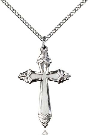 Sterling Silver Cross Pendant  0665YSS/18SS