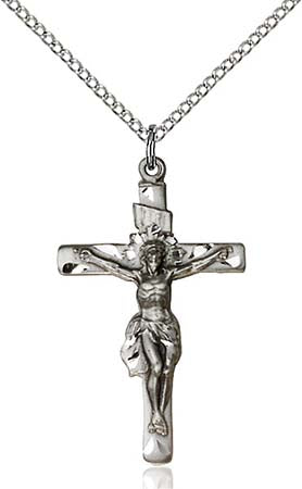Sterling Silver Crucifix Pendant  0668SS/18SS