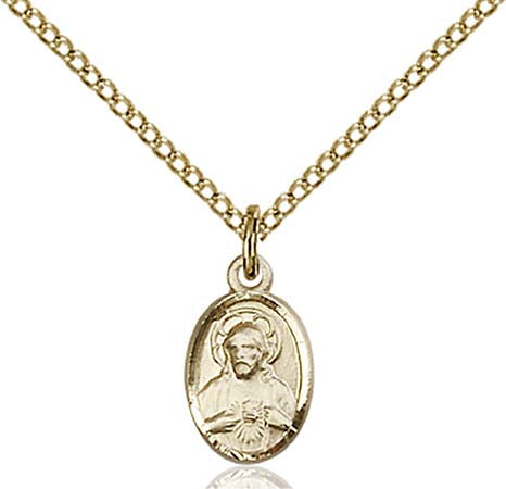Small Gold Filled Scapular Pendant 0702SGF/18GF
