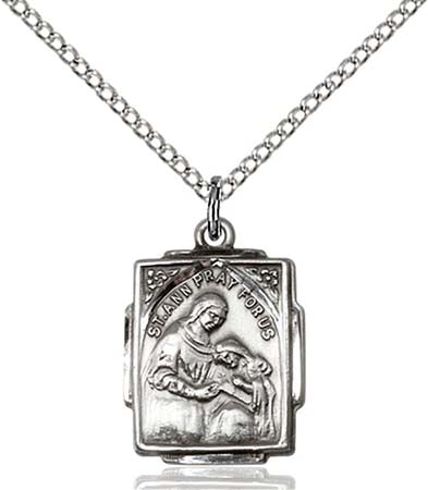 Sterling Silver St. Ann Pendant  0804ASS/18SS