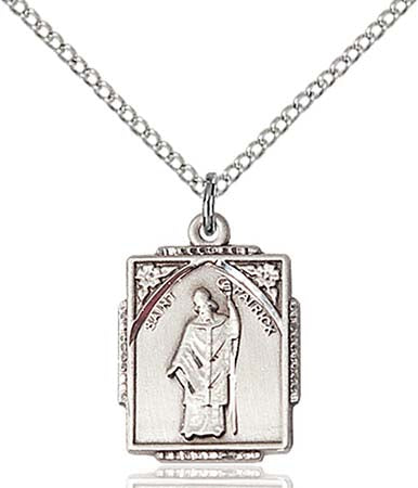 Sterling Silver St. Patrick Pendant  0804PASS/18SS