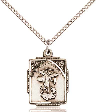 Gold Filled St. Michael the Archangel Pendant 0804RGF/18GF