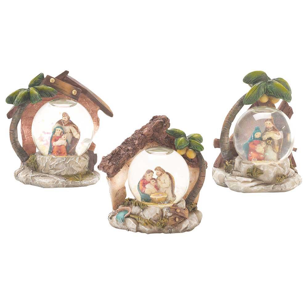 Mini Nativity Waterglobe Assorted CHNAT126