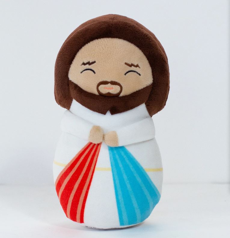 Divine Mercy Jesus Plush Shining Light Doll