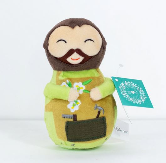 Mini St Joseph Plush Shining Light Doll