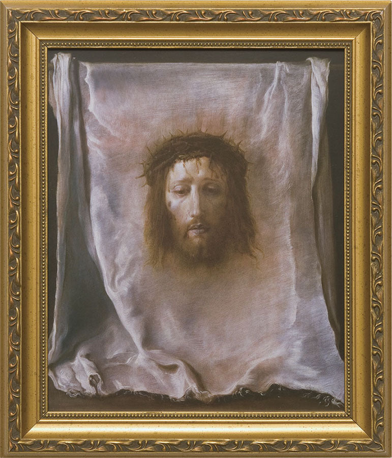 Veronica's Veil Framed Print under Glass