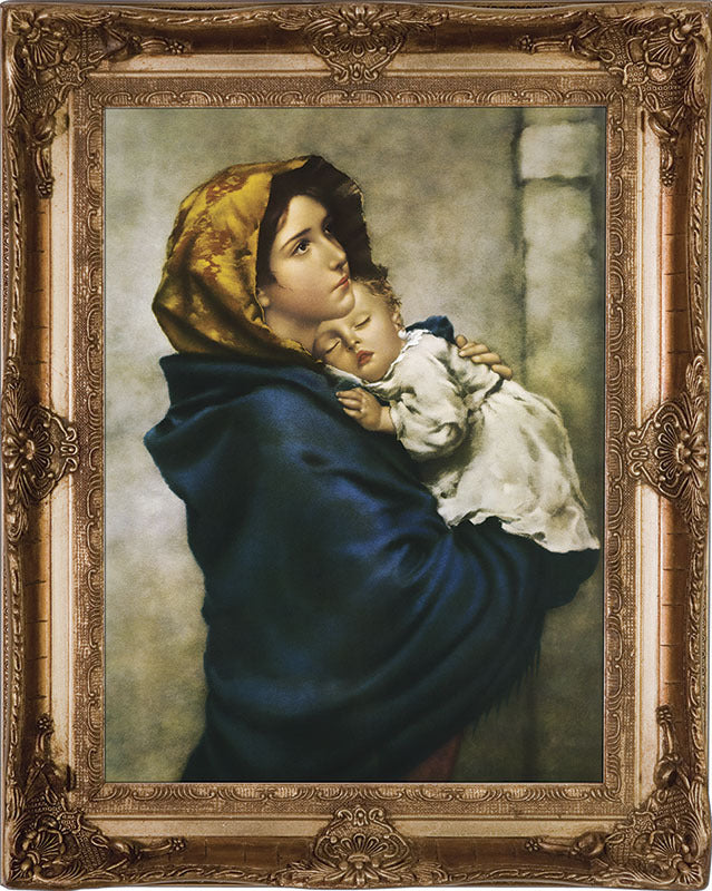Madonna of the Streets Petite Canvas in Museum Frame