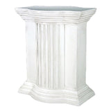 Indoor Statue Pedestal 29 inch - shown in Flat White Finish