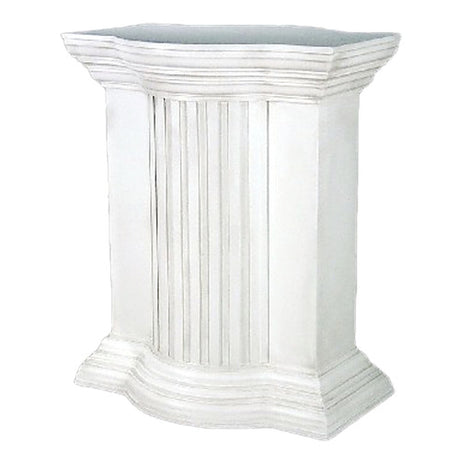 Indoor Statue Pedestal 29 inch - shown in Flat White Finish