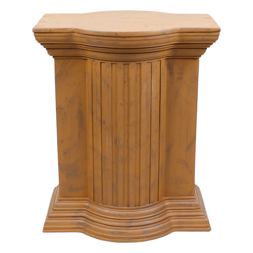Indoor Statue Pedestal 29 inch - shown in Flat White Finish