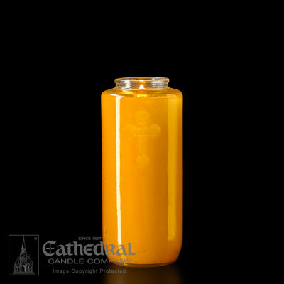 5 Day Amber Glass Vigil Candles