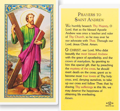 Saint Andrew Prayer Cards - 800-306
