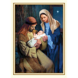 Holy Family Personalized Christmas Mass Cards - 50 ct.