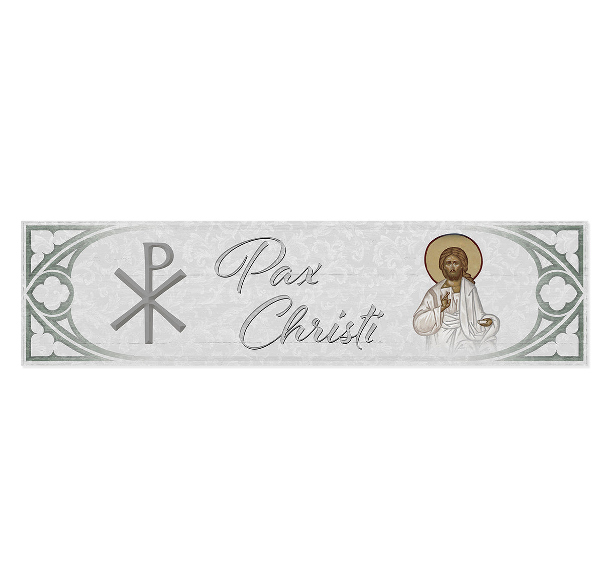 Pax - Peace of Christ Wooden Door Blessing Plaque