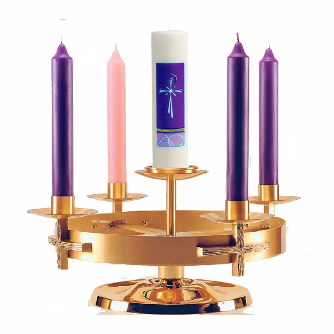 Bronze Table Advent Wreath no. 85AD53