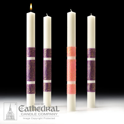 Deluxe ArtisanWax Advent Candle Sets for Churches