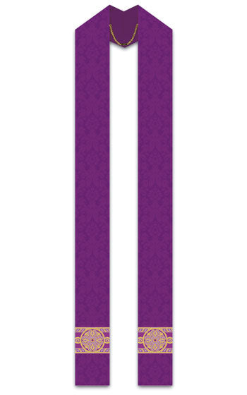 Damask Clergy Stole no 3035