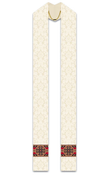 Damask Clergy Stole no 3035