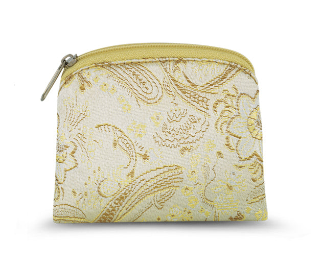 Gold Brocade Rosary Case