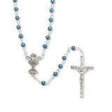 Blue 1st Communion Rosary for Boys