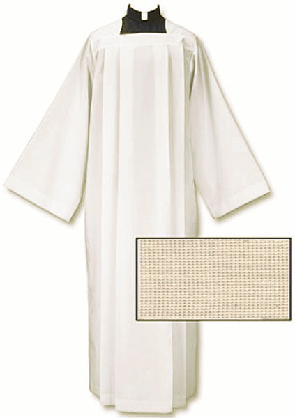 Monks Cloth Square Neck Alb no. 4222