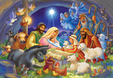 Baby in a Manger Jigsaw Puzzle for Children 100 pieces