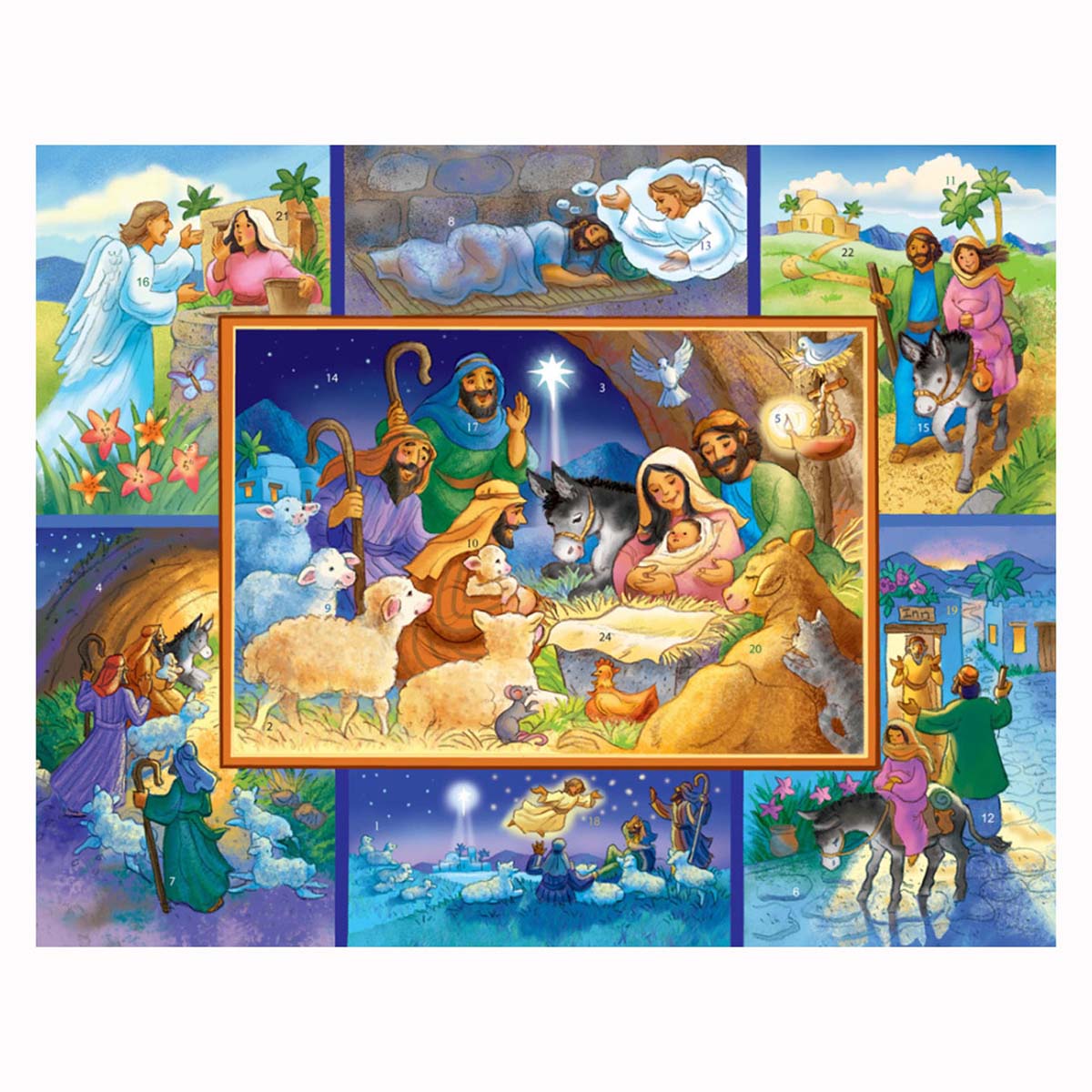 Nativity Story Large Advent Calendar