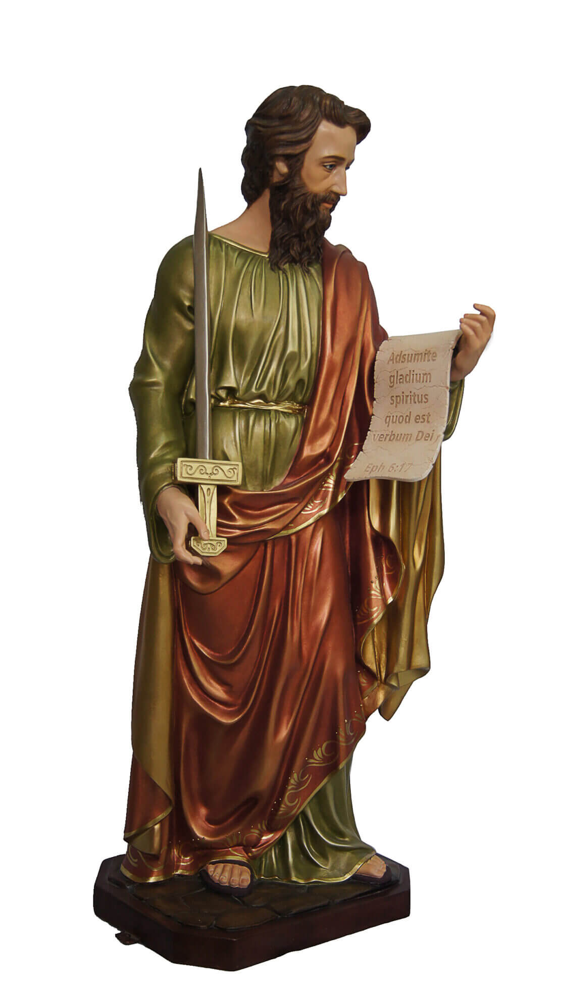 45 inch St. Paul Full Color Statue 18150