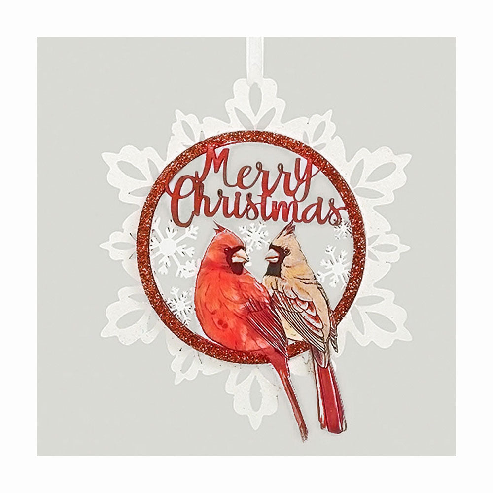 5.5 inch MDF Cardinal Ornaments 133632
