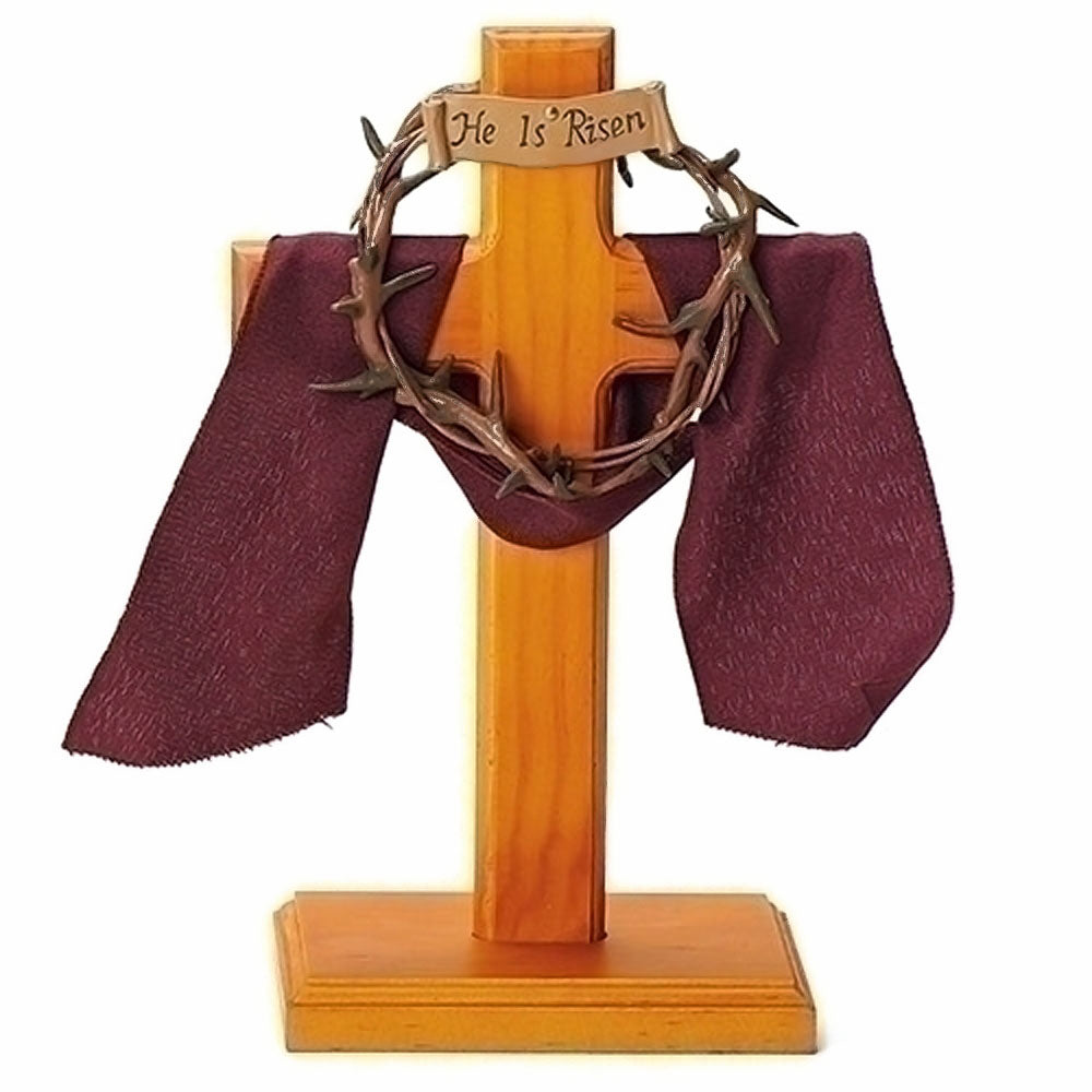 7-1/2 inch Standing Crown of Thorns Cross no. 13145