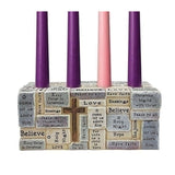 Stone Blocks Advent Candle Holder 135377