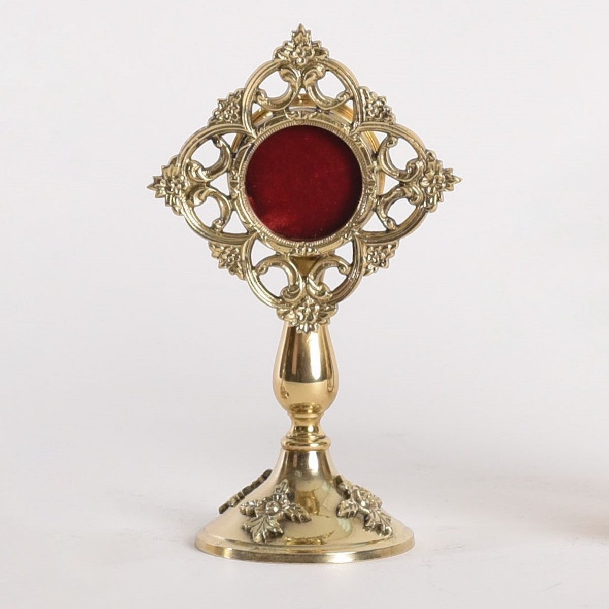 6.5in Brass Reliquary H-369