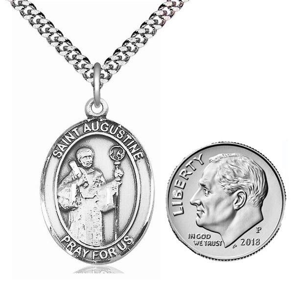 St. Augustine Medal 8007SS