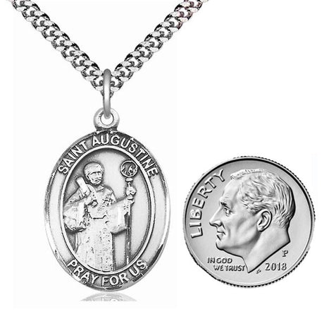 St. Augustine Medal 8007SS
