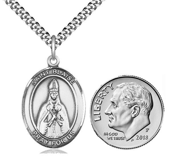 St. Blaise Medal 8010SS/18S
