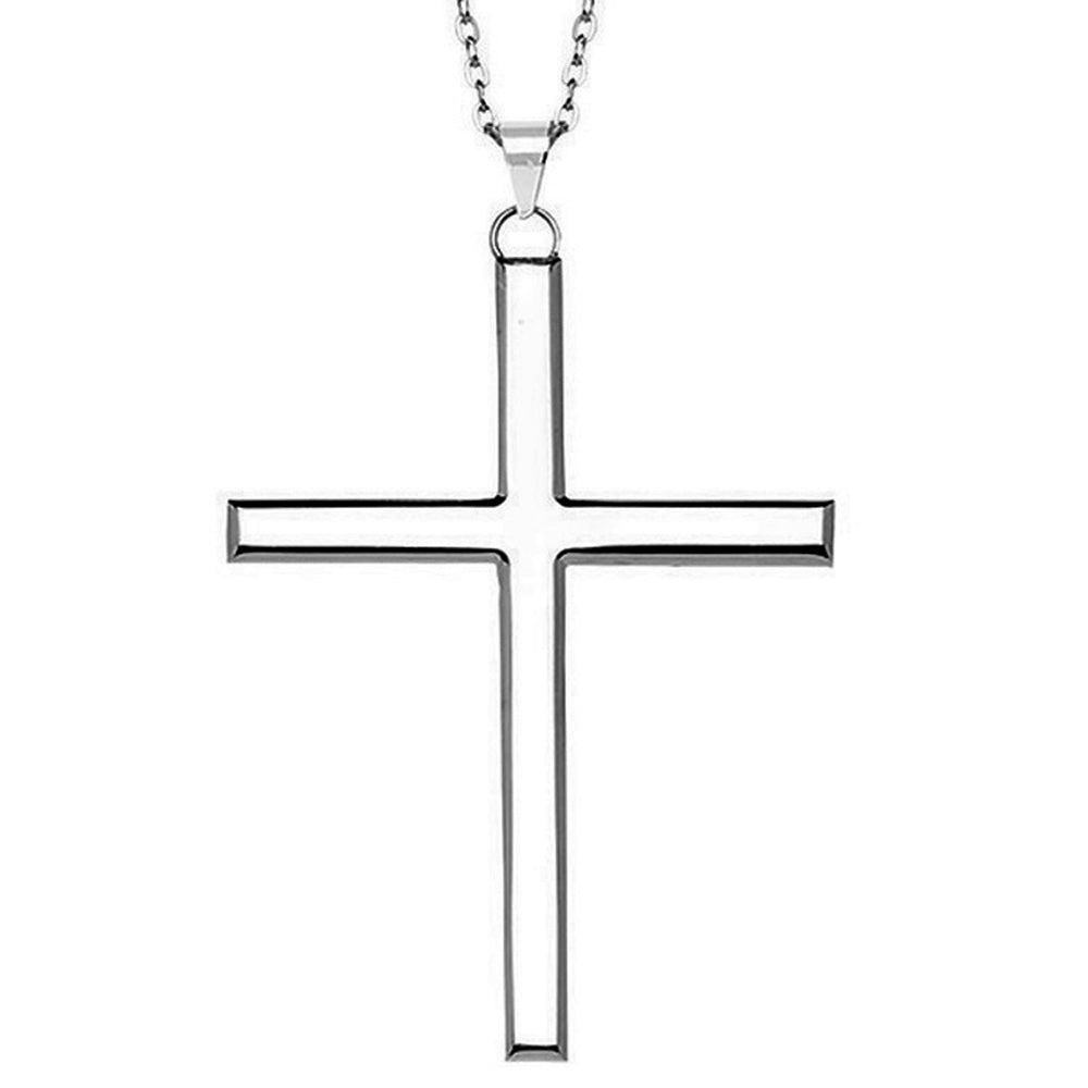 Stainless Steel Pectoral Latin Cross  no .J-24