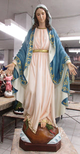 55 inch Our Lady of Grace Full Color Statue no. 3552
