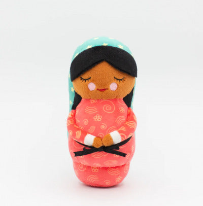 Mini Our Lady of Guadalupe Plush Shining Light Doll