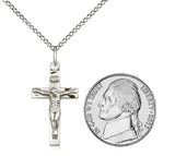 Sterling Silver Crucifix Pendant  0001SS18S