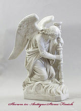 38 inch Adoration Angel w Crossed Arms Statue Left Orientation (Made to Order)