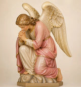 39 inch Kneeling Adoration Angel in Prayer Statue - Right Orientation