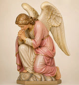 39 inch Kneeling Adoration Angel in Prayer Statue - Right Orientation