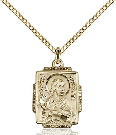 Gold Filled St. Maria Goretti Pendant 0804QGF/18G