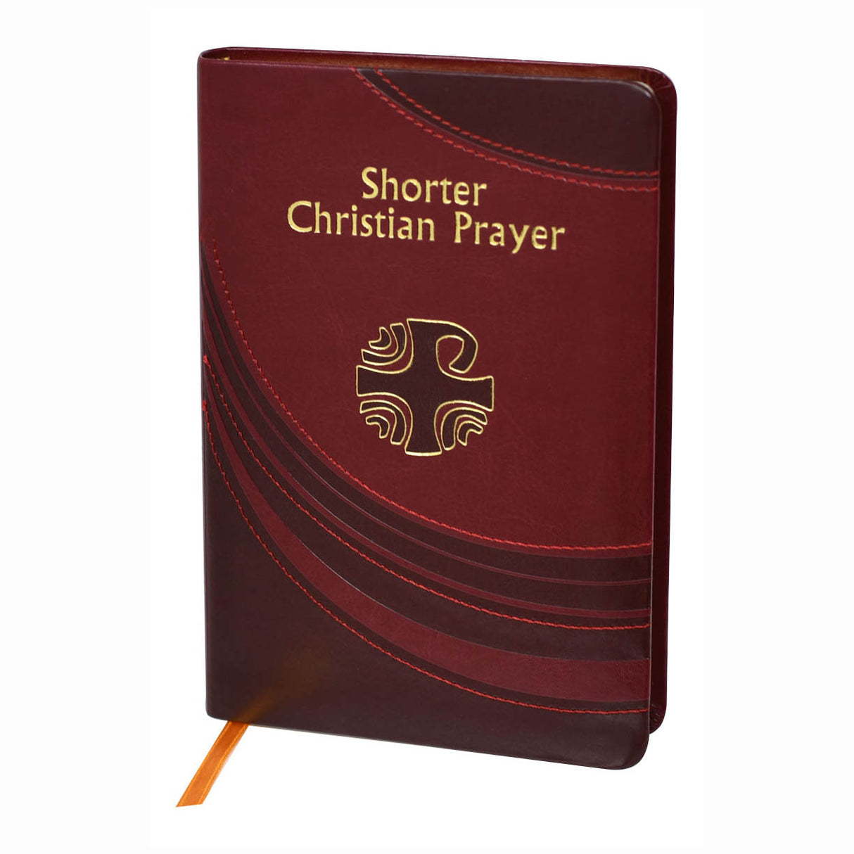 Shorter Christian Prayer - Burgundy Simulated Leather